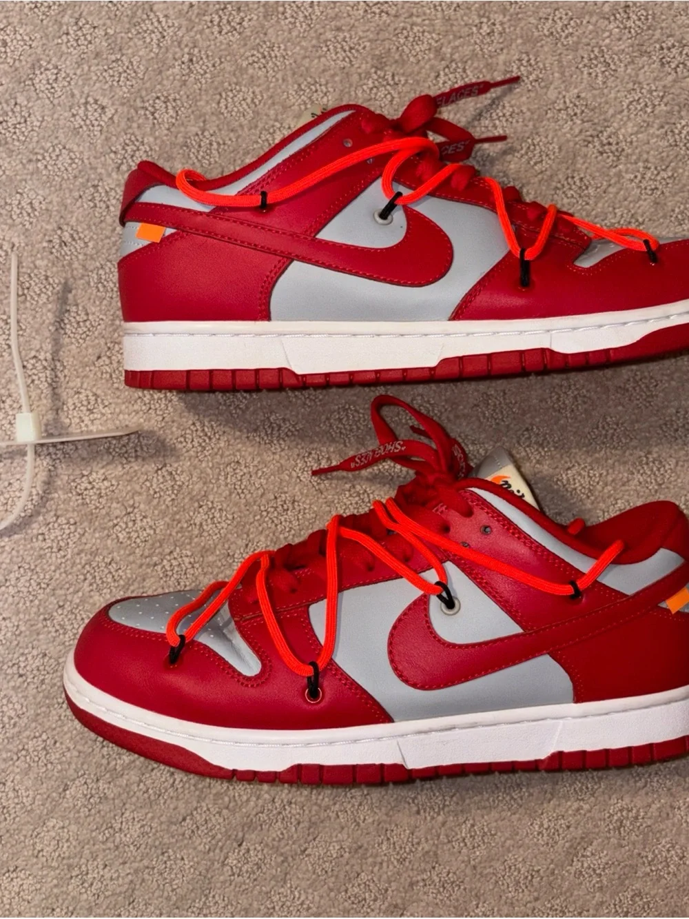 Off-White x Nike Dunk Low University Red